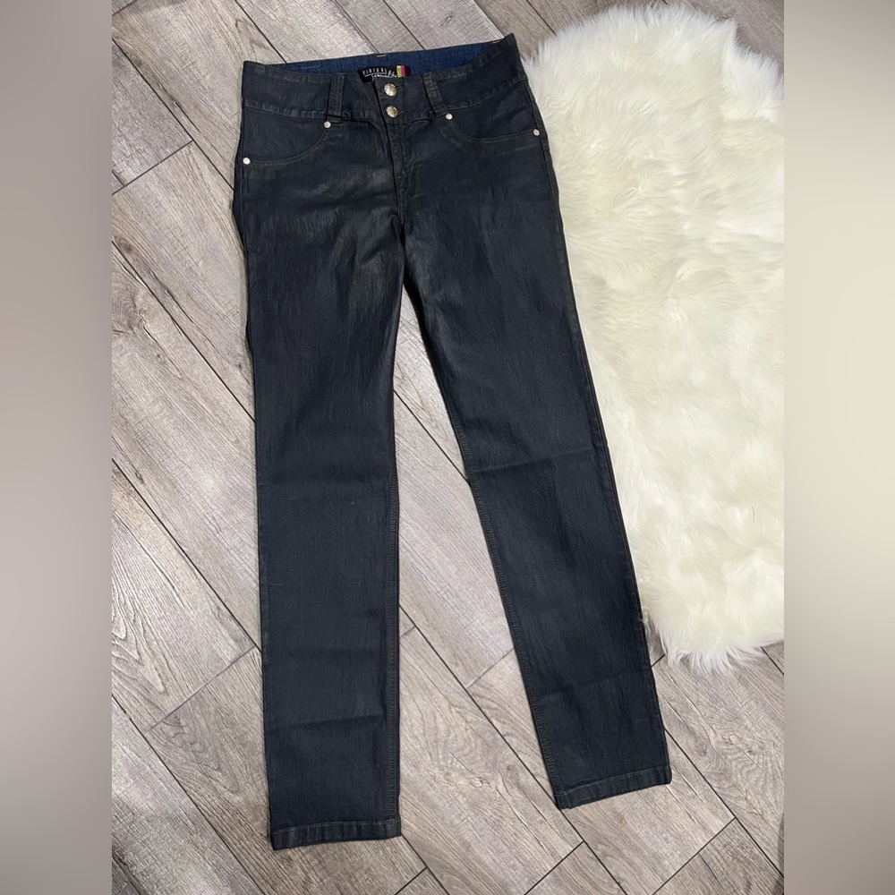 Push Up Jean - Style Effecto Cuero